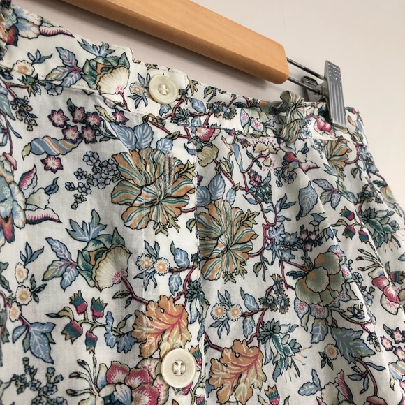 Liberty of London Dresses & Skirts - Vintage Liberty of London Tilley Endurables button front midi a-line skirt sz M